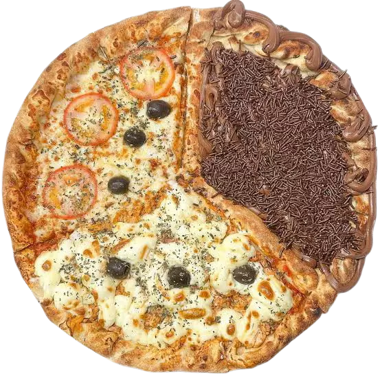 Pizzas de 3 Sabores (3 Metades)