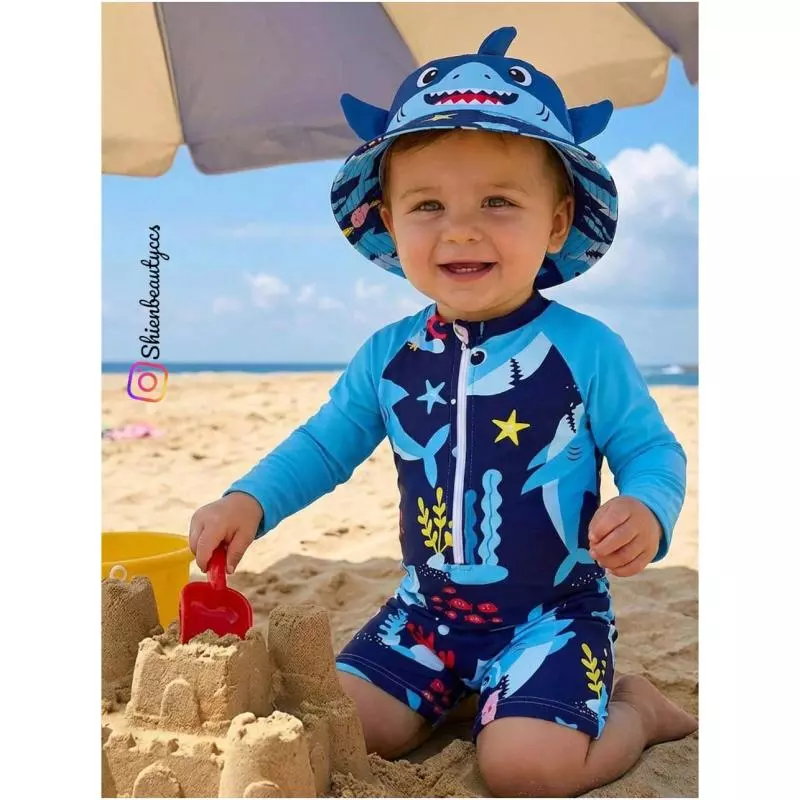 Enterizo de Tiburon Sin sombreo