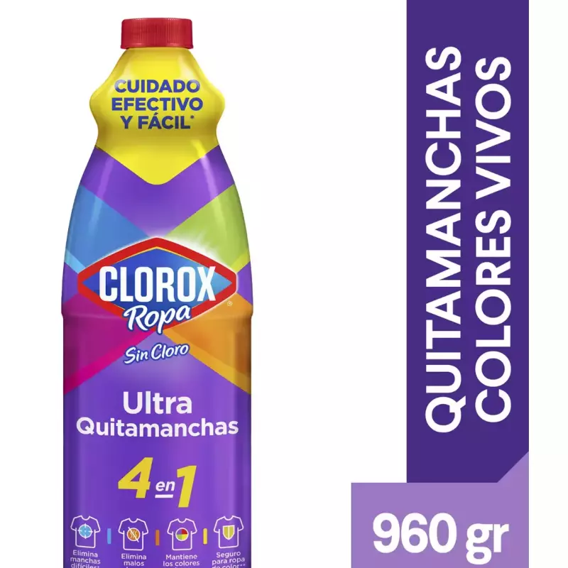 Clorox ropa color quitamanchas 960gr