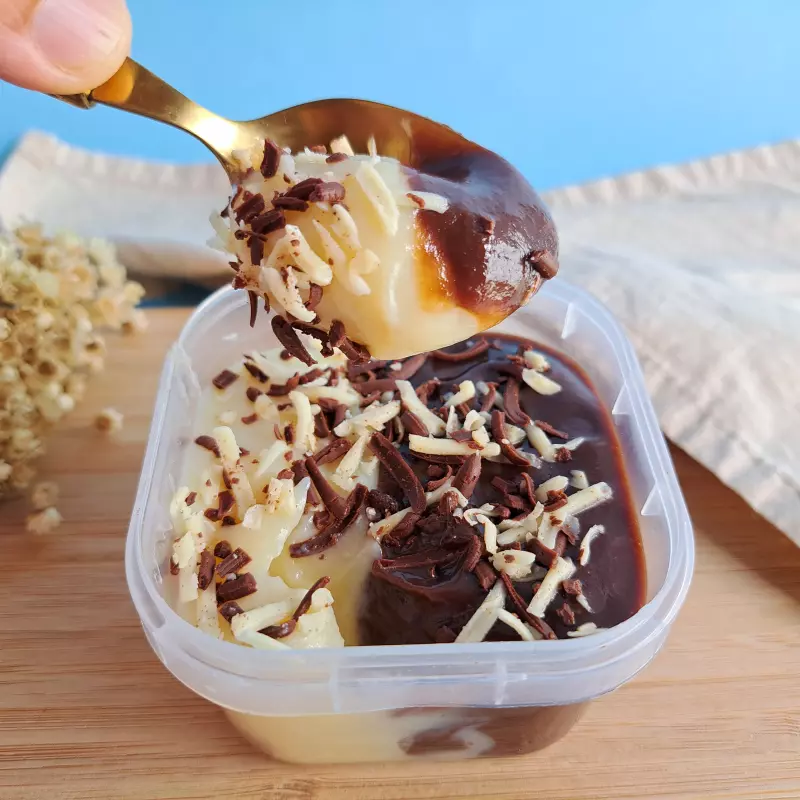 Brigadeiro de cappuccino e ninho