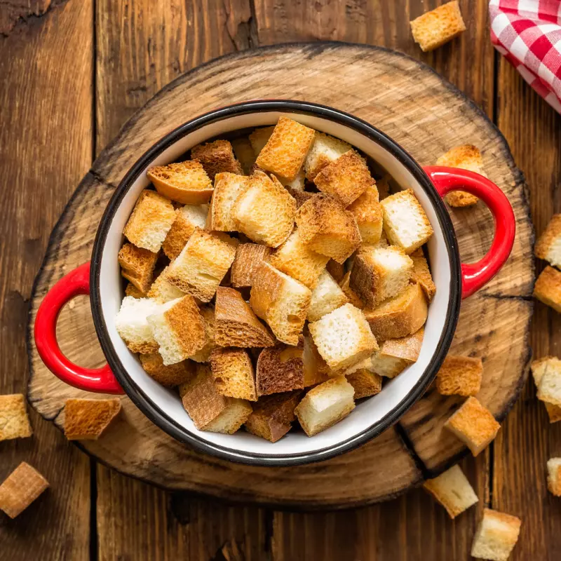 Crutones sin trigo