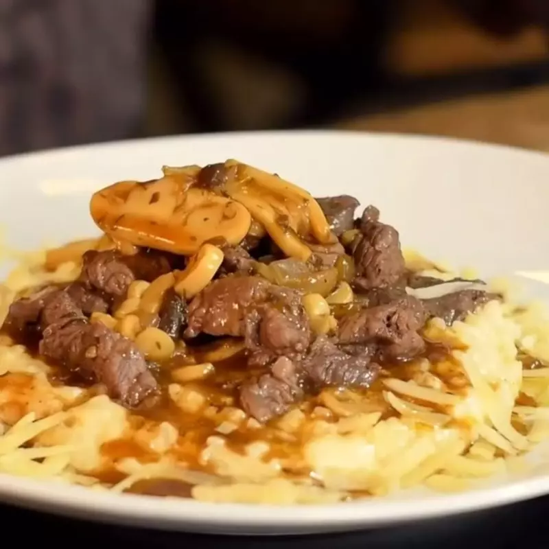 Risoto de Parmesão com Mignon