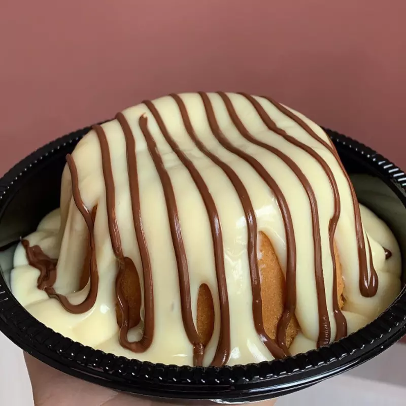 Vulcão - Branquinho com Nutella