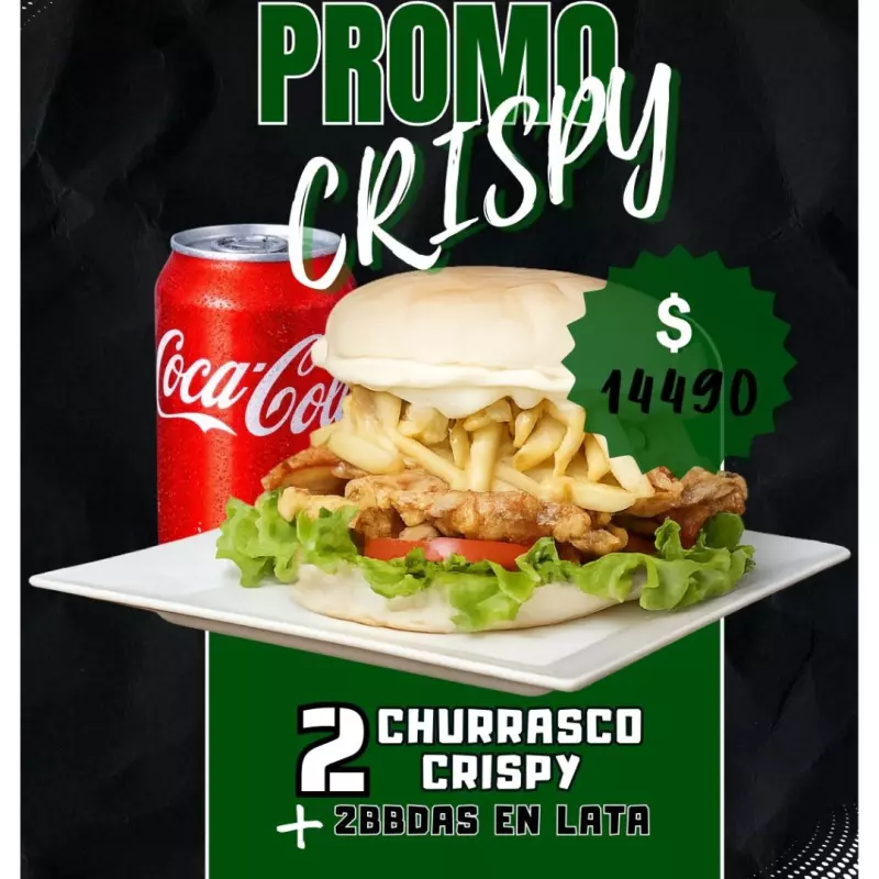PROMO CRISPY + 2 BBDA EN LATA