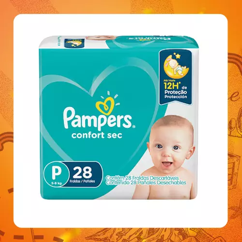 Unidad Pampers Pañales P