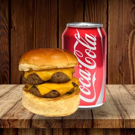 BURGUER DUPLO COM COCA 350ml