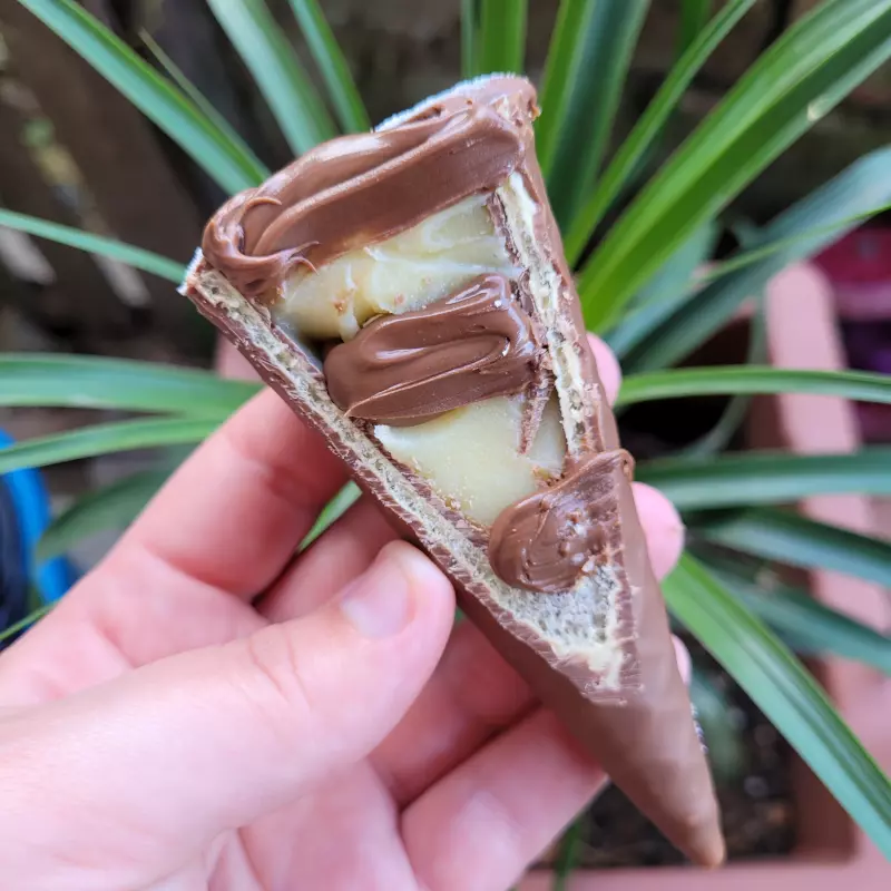 Cone ninho com Nutella