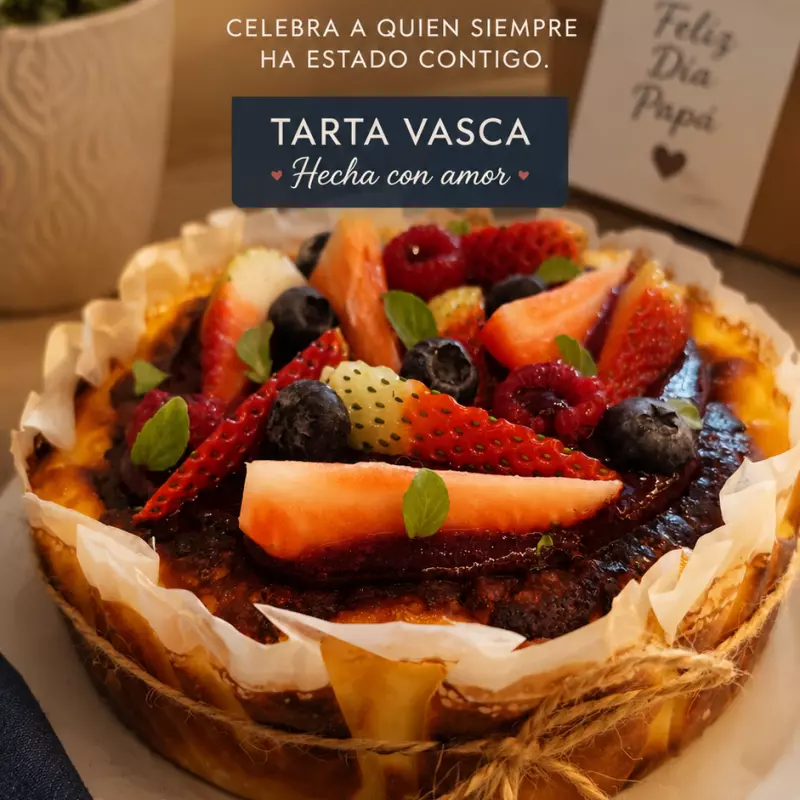 TARTA VASCA GRANDE BAJO PEDIDO