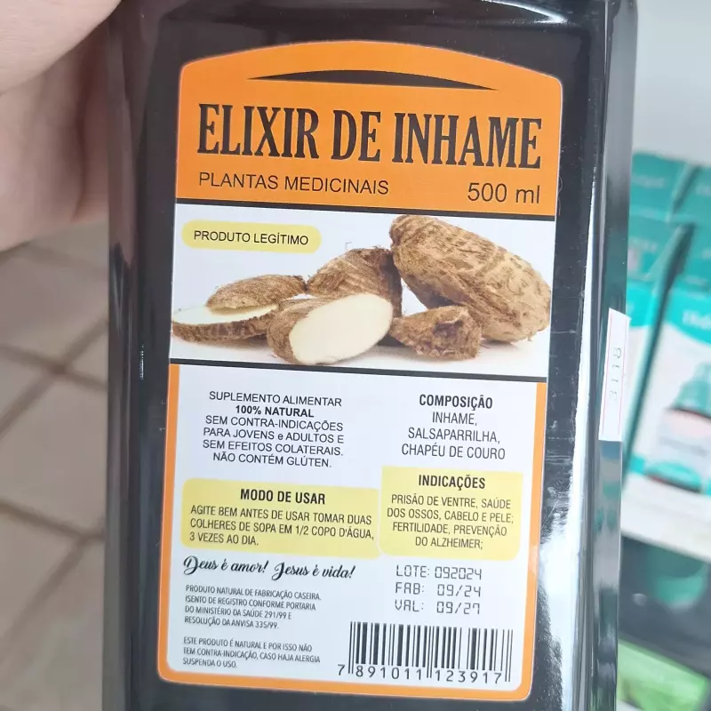 Chá Elixir de Inhame 500ml