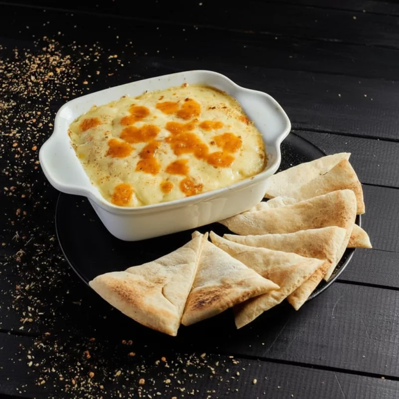 Lasag de Pollo, tocineta y Gratinada