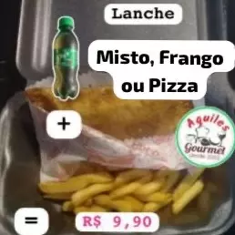 Pastel c/ fritas e goob