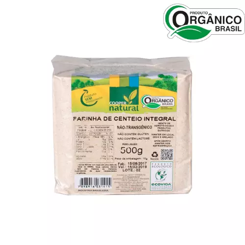Farinha de Centeio Integral Org 350