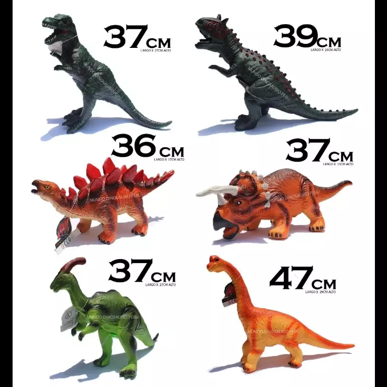Set 6 Dinossurios medianos