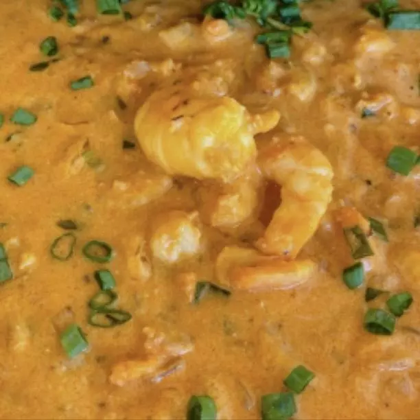 Strogonoff de camarão