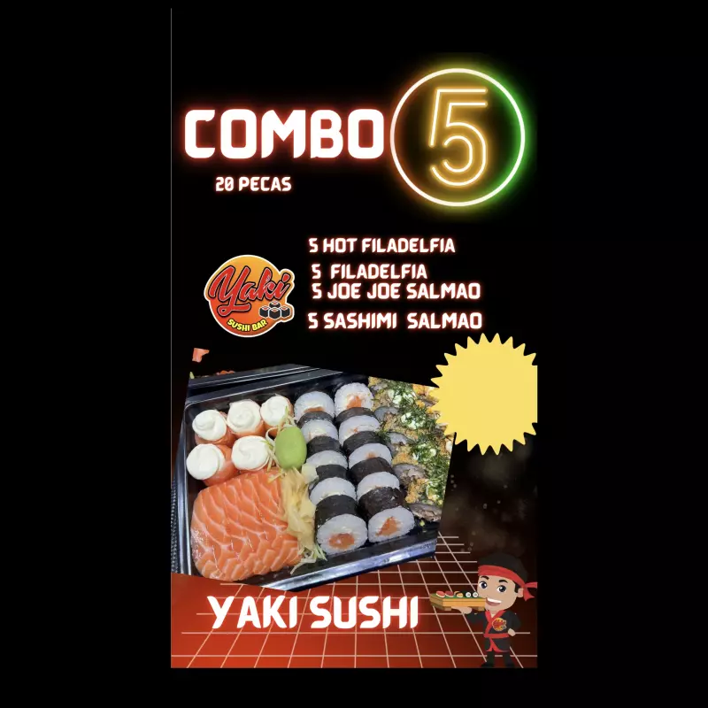 COMBO (5) 20 peças