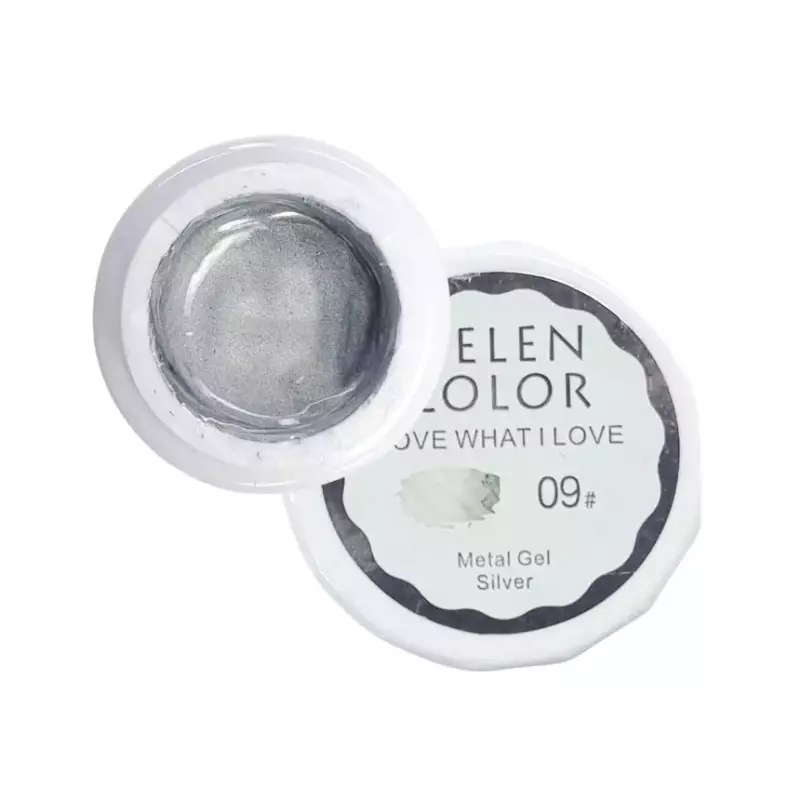 Helen Color 09# Metal Gel Silver