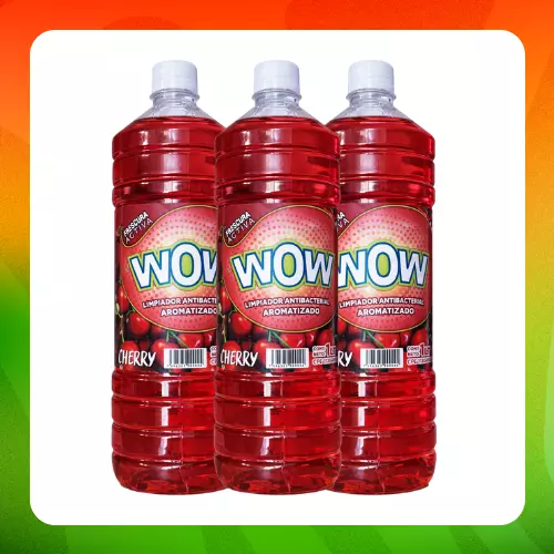 Bulto Wow Desinfectante Cherry 1l