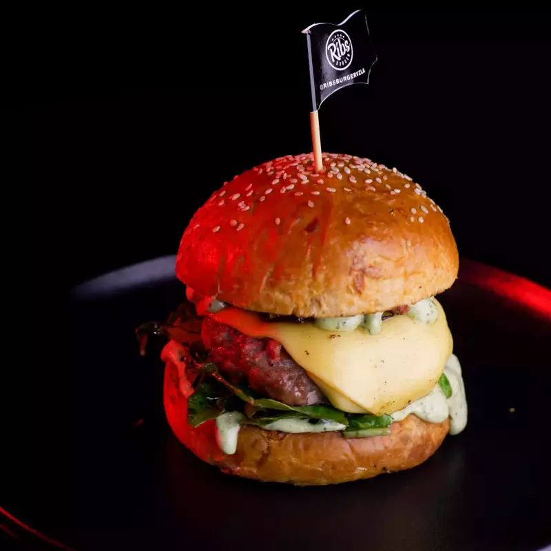 Burger smoked Italy
