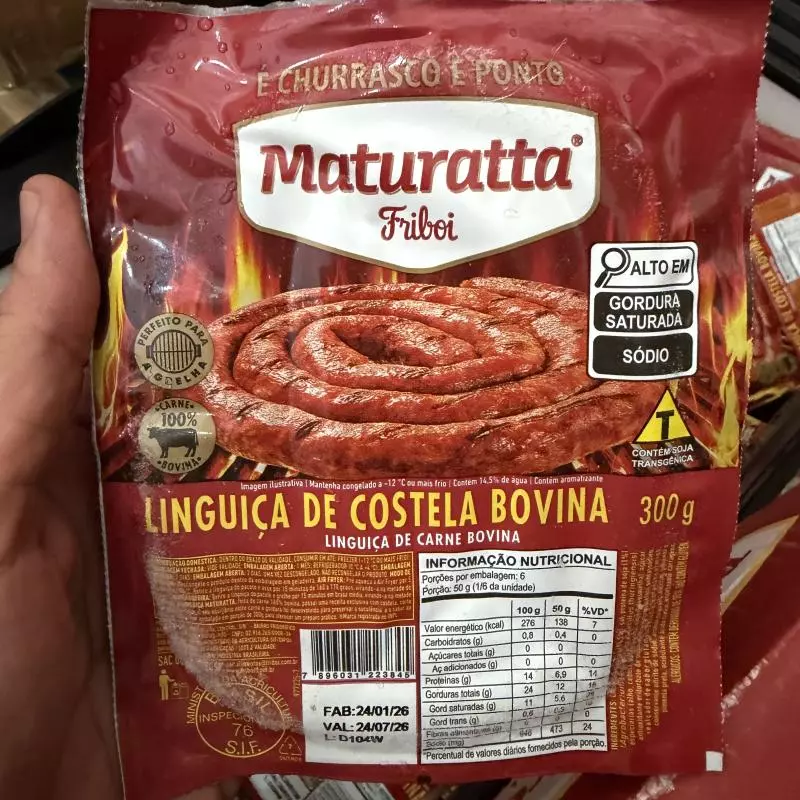 Linguiça Bovina