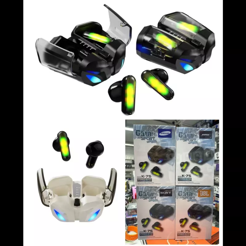 Clave: K75 RGB SONY BOSÉ JBL SAM