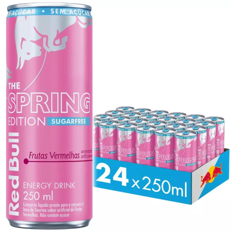 Pack c/24 RedBull Frutas Verm. 250ml