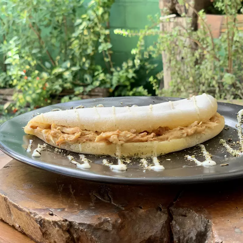 Tapioca Frango Com Requeijão