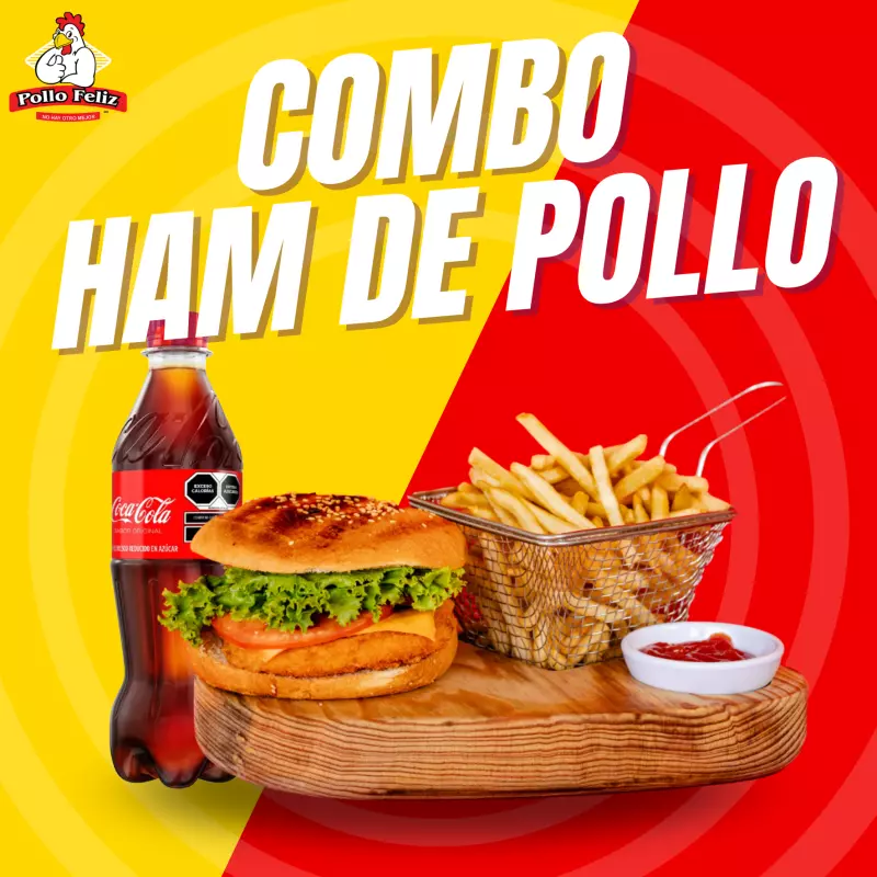 Combo Hamburguesa de Pollo