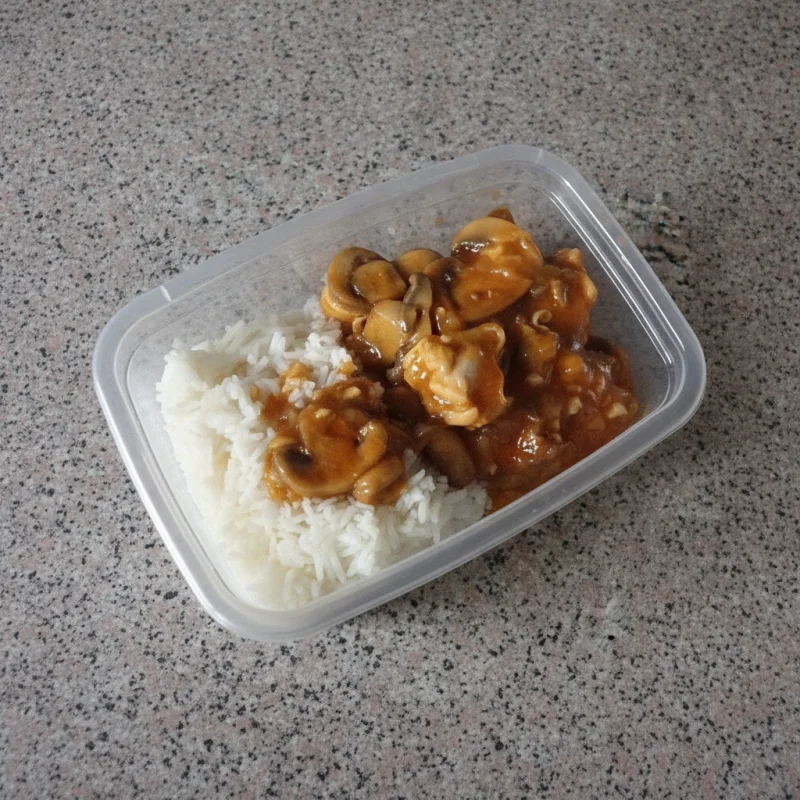 Frango com molho de cogumelos