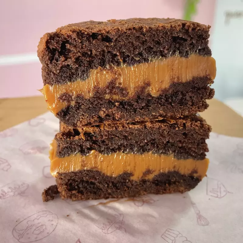 SanduBrownie Doce de Leite