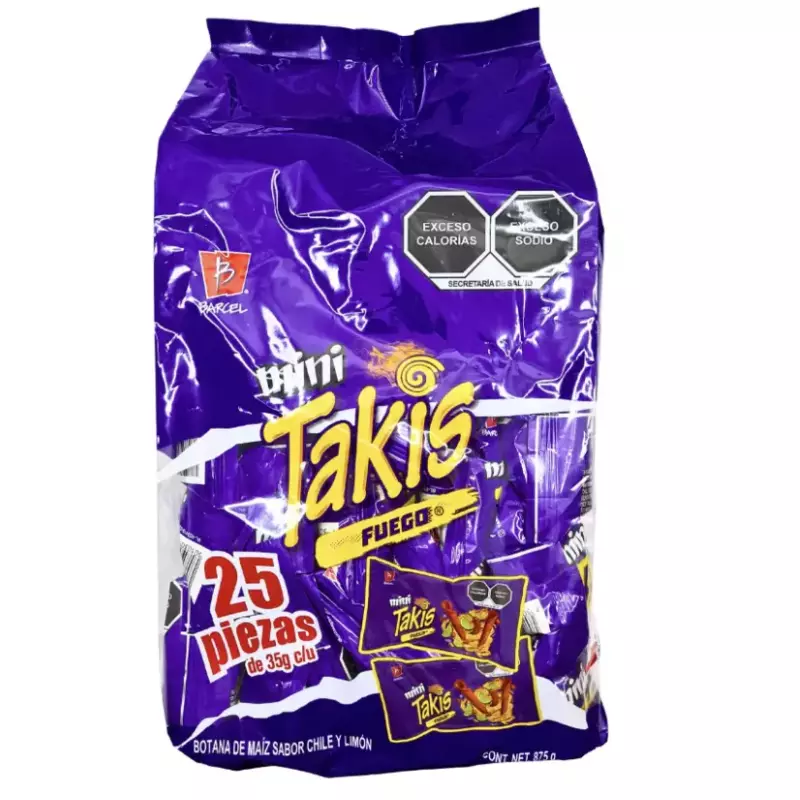 Takis mini fuego x 25 unidades