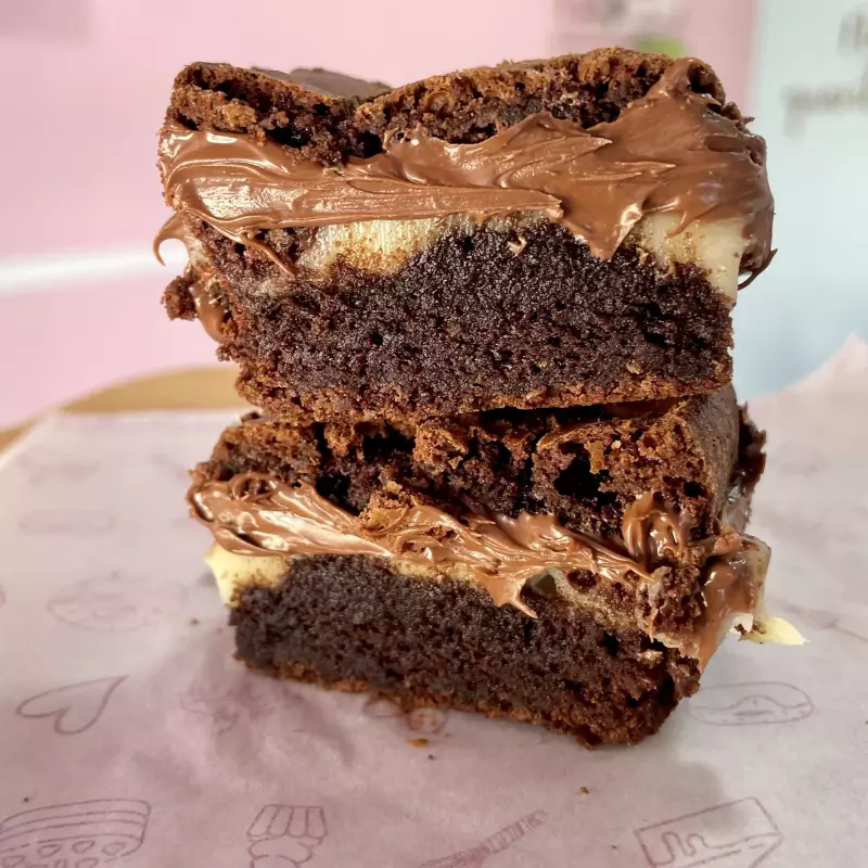 SanduBrownie Ninho com Nutella
