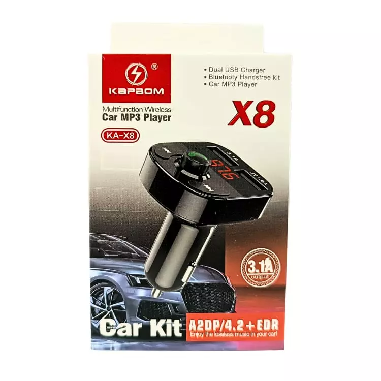 TRANSMISSOR VEICULAR MP3 KA-X8
