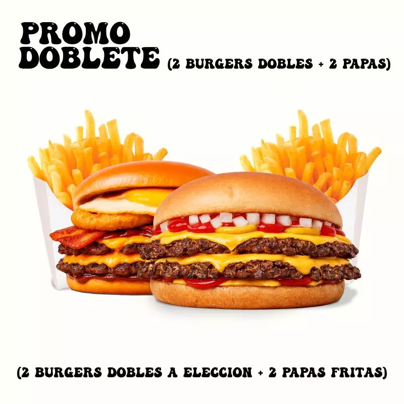 Promo Doblete + 2 Fritas