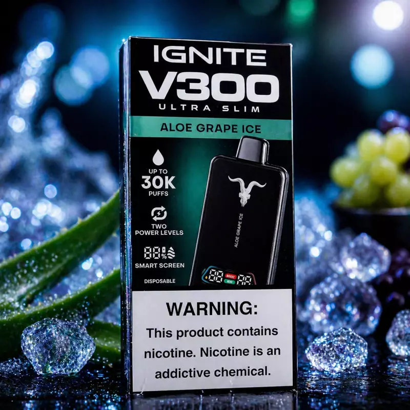 ALOE GRAPE ICE🌿🍇❄️ v300s
