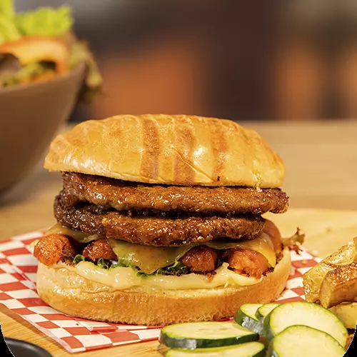 Hamburguesa jumbo de res