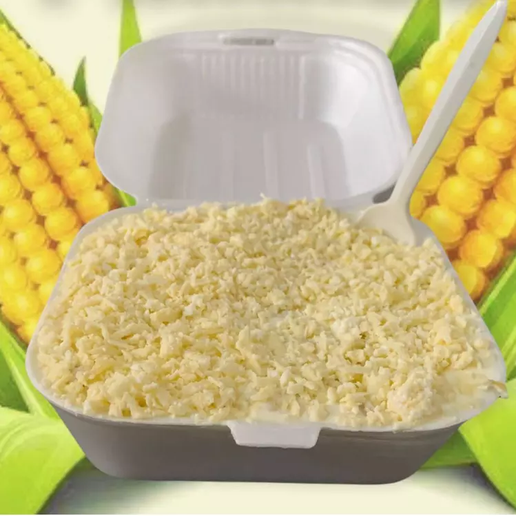 Elote amarillo con crema y queso