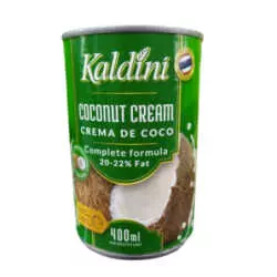 Crema de coco Kaldini sin azucar