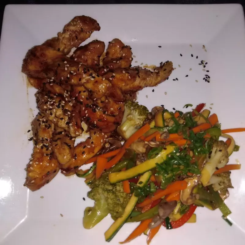 pollo teriyaki