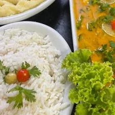 Peixe ao molho de coco   refeição