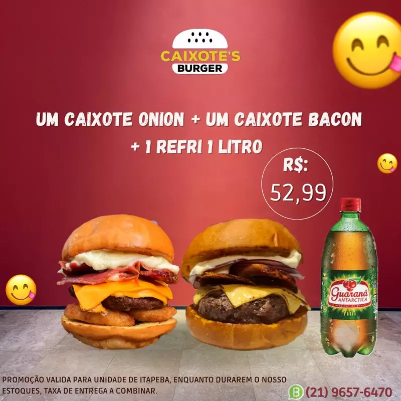 Caixote Onion+Bacon+Refri 1 litro