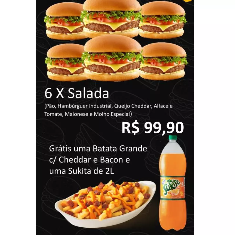 6 SALADA BURGUER (IND)