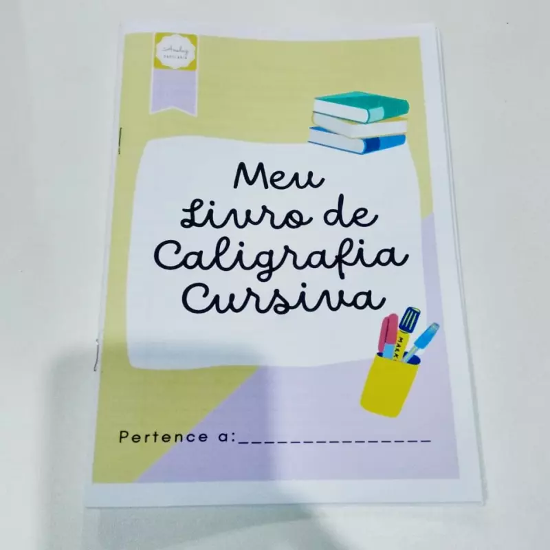 Livro Caligrafia Cursiva Pontilhada