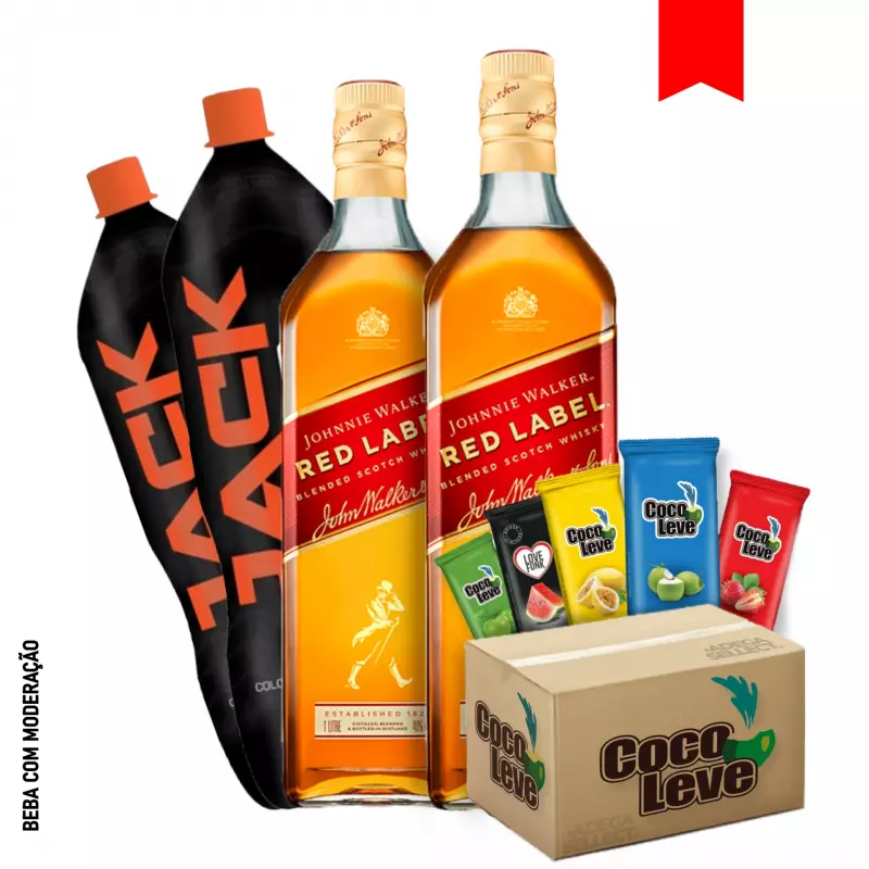 Combo 2 Whisky Red Label 1L