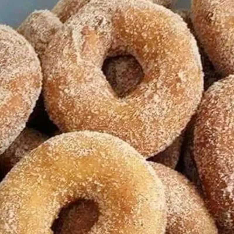 Rosquinha açúcar e canela
