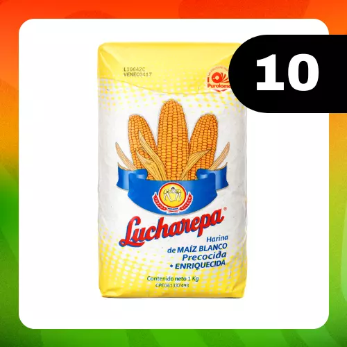 Medio Bulto Lucharepa Harina Maíz1kg