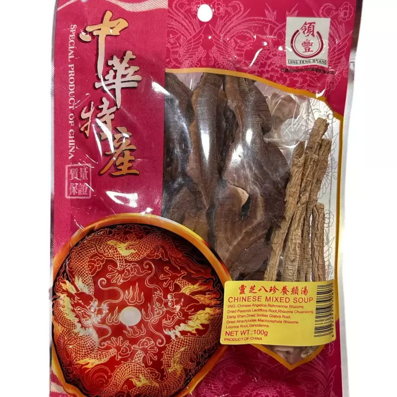 灵芝八珍养颜汤 Chinese mixed soup