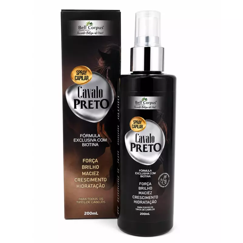 Spray Capilar Cavalo Preto 200ml