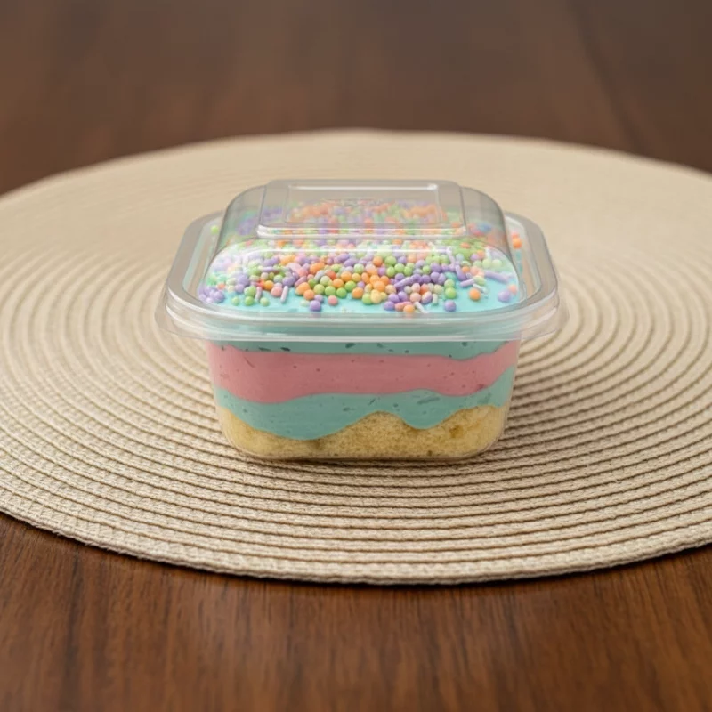 1271 ENVASE CUADRADO POSTRE