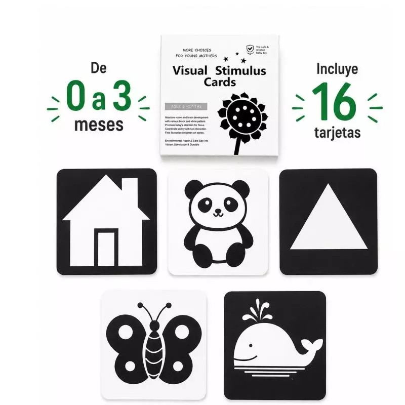 TARJETAS DE ESTIMULACIÓN VISUAL 0-3M