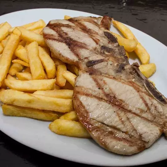 chuleta a la parrilla